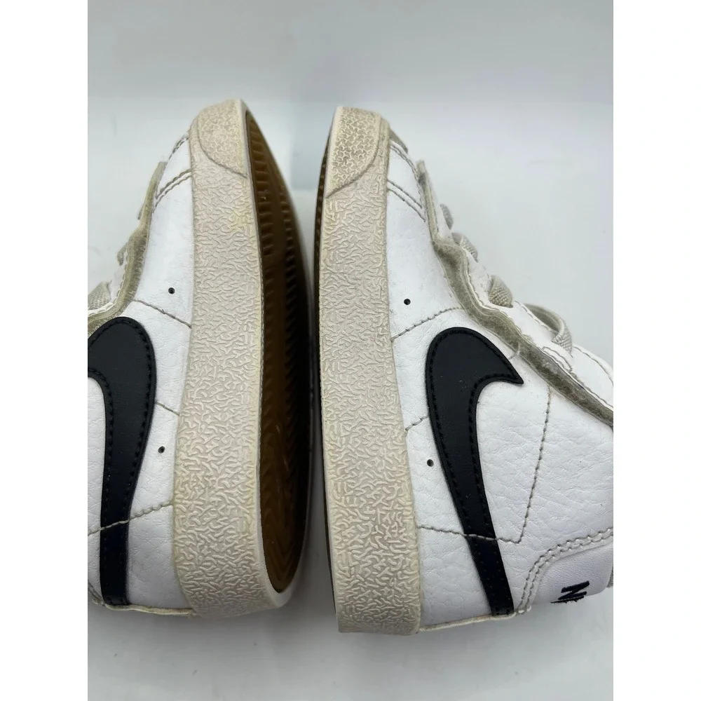 Nike Blazer Mid Toddler Shoes White Black‎ Red Casual Sneakers Kids Size